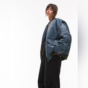 TOPSHOP Oversized Bomber